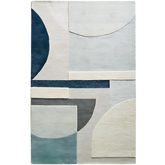 Modern geometric rug